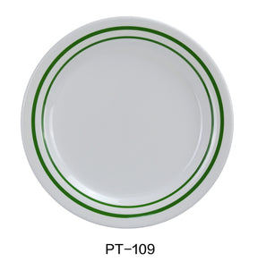 Yanco Pine Tree 9" Round Dinner Plate