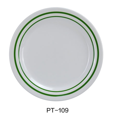 Yanco Pine Tree 9" Round Dinner Plate
