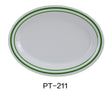Yanco Pine Tree 11 1/2" X 8" Oval Platter