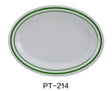 Yanco Pine Tree 14" X 10" Oval Platter