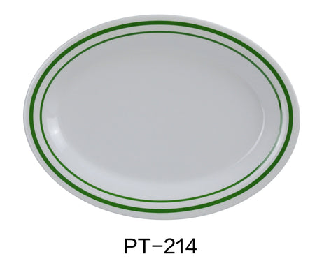 Yanco Pine Tree 14" X 10" Oval Platter