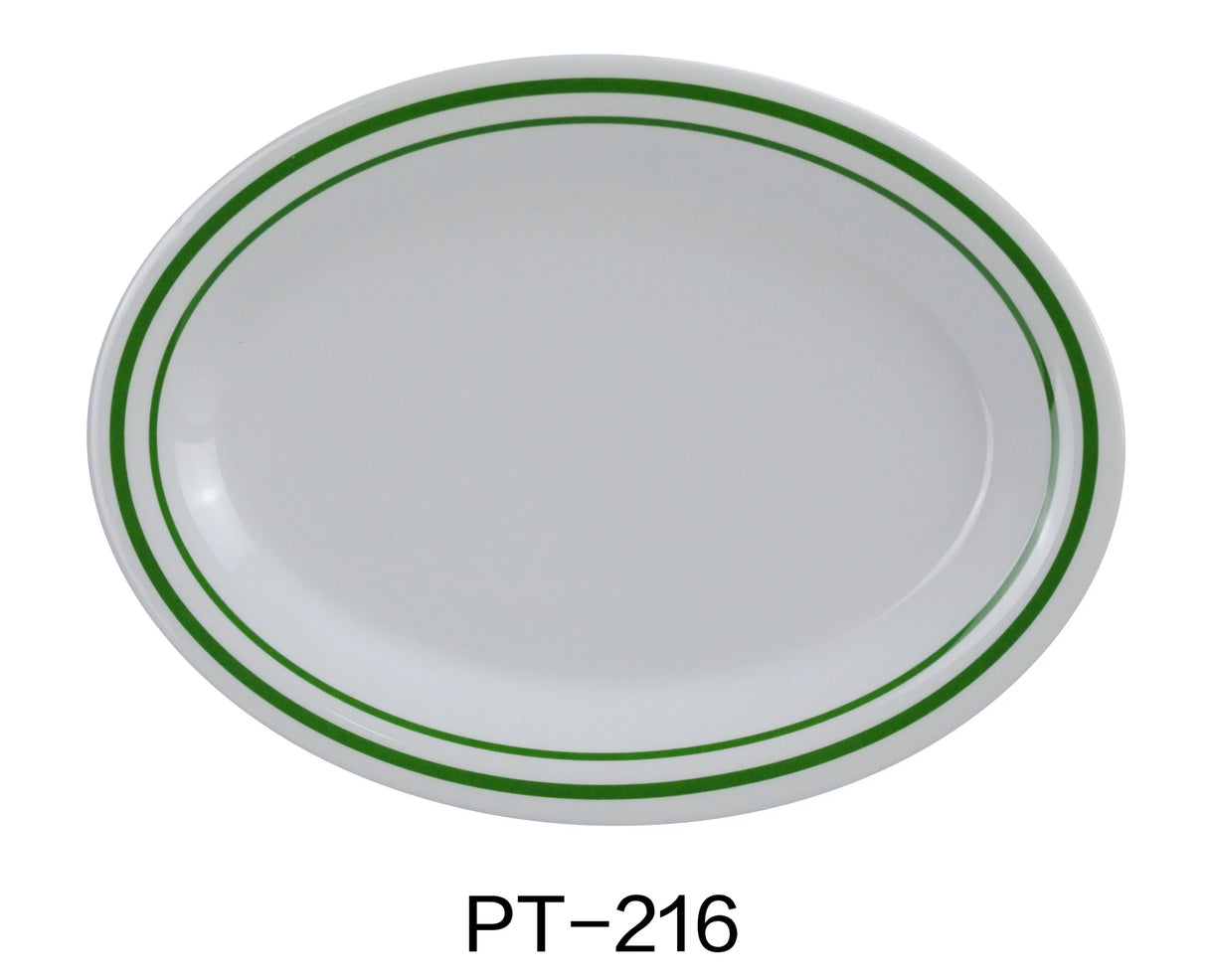 Yanco Pine Tree 16" X 12" Oval Platter