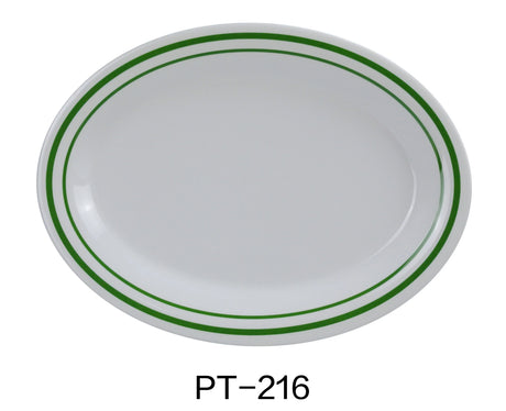 Yanco Pine Tree 16" X 12" Oval Platter
