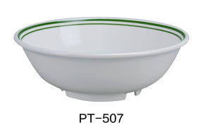 Yanco Pine Tree 7 1/2" Rim Soup Bowl 32 Oz, 2 1/2" Deep