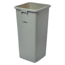 Durable Tall Square Trash Can: Ideal for High Traffic Commercial Environments