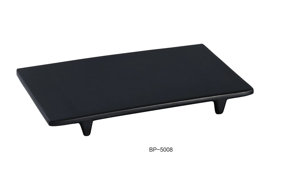 Yanco BLACK PEARL 8"X 4 3/4" X 1" DISPLAY PLATE