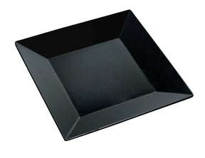 Yanco Rome-Black 8" Square Plate Black