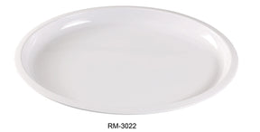 Yanco Rome 22" X 18" Turkey Platter, 1 1/4" Deep