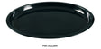 Yanco Rome-Black 22" X 18" Turkey Platter, 1 1/4" Deep Black