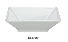 Yanco Rome 7" X 2"H  Deep Square Plate 22 Oz