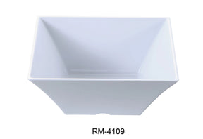 Yanco Rome 10" X 4"H Square Bowl 4 Qt