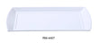 Yanco Rome 13 3/4" X 6 1/2" Rectangular Plate