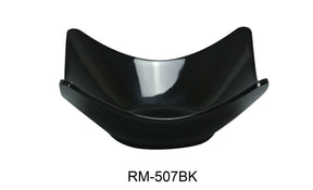 Yanco Rome-Black 7 1/4" Salad Bowl 16 Oz Black