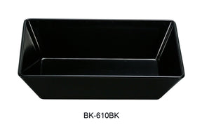 Yanco Rome-Black 9 3/4" X 5 7/8" X 2 1/2" Rectangular Tray Black