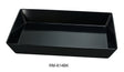 Yanco Rome-Black 13 3/4" X 10" X 2 1/2" Rectangular Tray Black