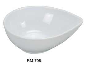 Yanco Rome 8" X 6" X 2 3/4" Waterdrop Shape Bowl 26 Oz 