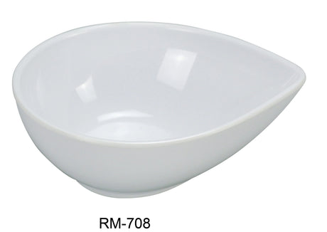 Yanco Rome 8" X 6" X 2 3/4" Waterdrop Shape Bowl 26 Oz 