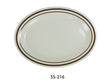 Yanco Sesame 16" X 12" Oval Platter