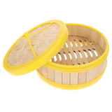 Bamboo steamer - steamer lid with plastic ring