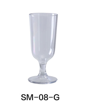 Yanco Stemware 8 Oz Goblet 3" X 5 1/2"