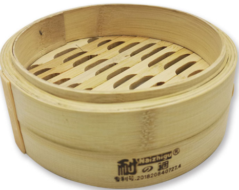 Naizhigu Bamboo Steamer -Dumpling Steamer-Steamer lid- multiple sizes
多尺寸竹蒸笼带不锈钢环
