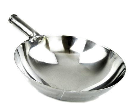 14" Stainless Steel Wok