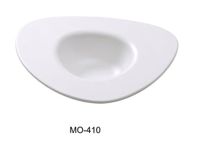 Yanco Moderne 10 1/2" X 9" X 2" Dessert Plate 10 Oz