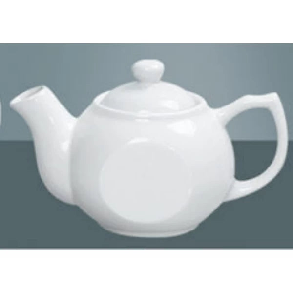Yanco TP-4 6 1/2" X 3 1/2" X 2 3/4" COFFEE / TEA POT RAISED LID 10 OZ