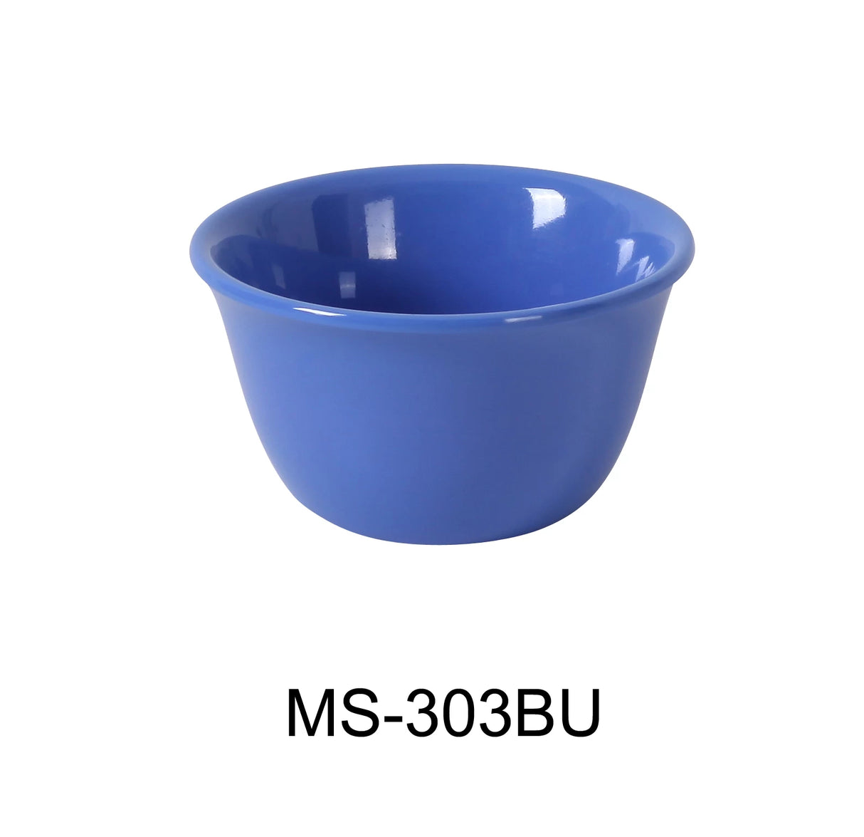 Yanco MILE STONE 4" X 2"H BOUILLON CUP - 7 OZ BLUE