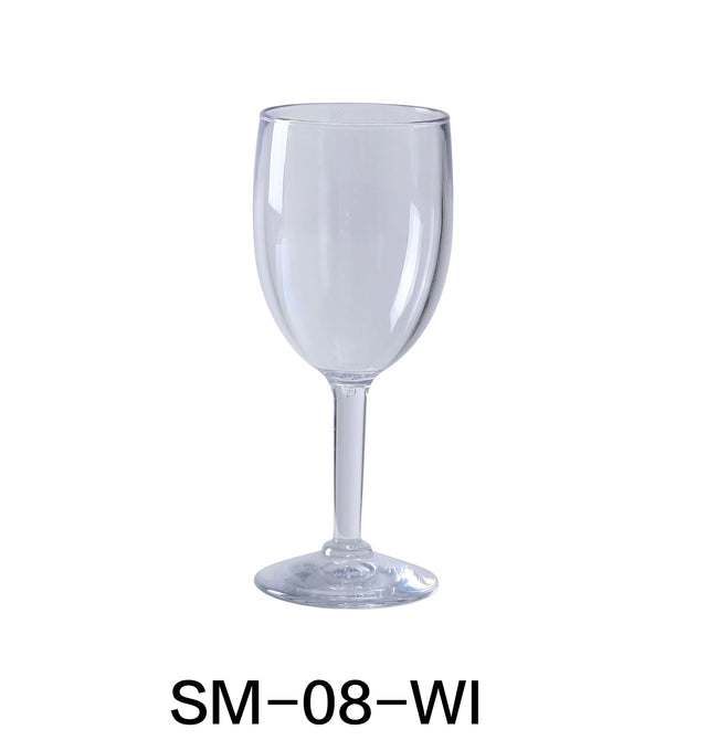 Yanco Stemware 8 Oz Wine 2 3/4" X 7"
