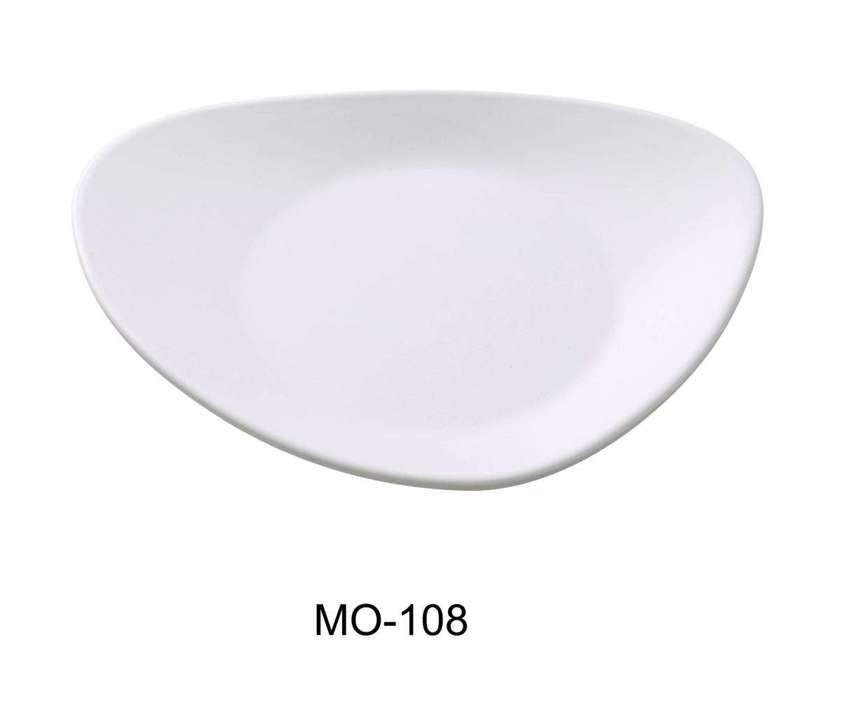 Yanco Moderne 8" X 6 1/2" Triangle Plate