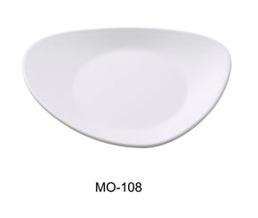 Yanco Moderne 8" X 6 1/2" Triangle Plate