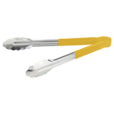 Winco Heavy-Duty Utility Tongs with Plastic Handle