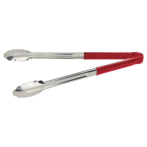 Winco Heavy-Duty Utility Tongs with Plastic Handle
