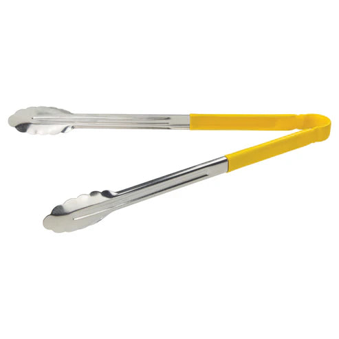 Winco Heavy-Duty Utility Tongs with Plastic Handle