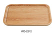 Yanco Wooden 11 3/4" X 7 1/2" Rectangular Plate