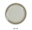 Yanco Sesame 10" Round Dinner Plate