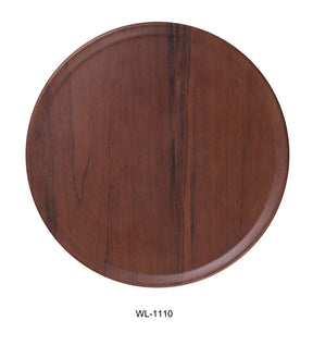 Yanco Woodland 10 1/4" X 3/4" Round Plate