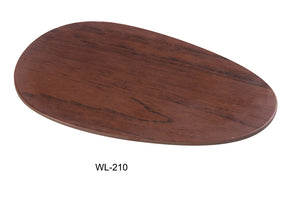 Yanco Woodland 10 1/4" X 6 1/2" X 3/4" Oval Plate