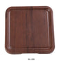 Yanco Woodland 8 1/2" X 1" Square Tray With Foot
