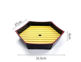 Hexagonal Chilled Sushi Plate