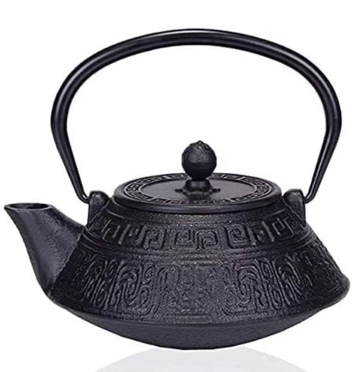 small cast iron tetsubin teapot 800ml handmade japanese tea kettle with strainer for home office parties