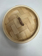 Naizhigu Bamboo Steamer -Dumpling Steamer-Steamer lid- multiple sizes
多尺寸竹蒸笼带不锈钢环