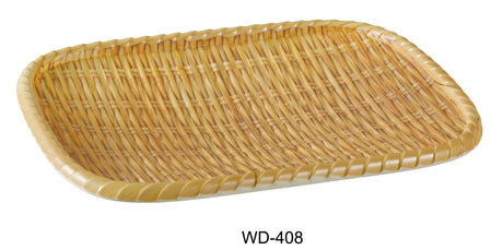 Yanco Wooden 8 1/2" X 6 1/2" Rectangular Tray