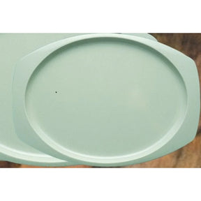 Yanco Nessico 12 1/2" X 9" Rectangular Platter Green