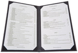 Two-View Menu Cover