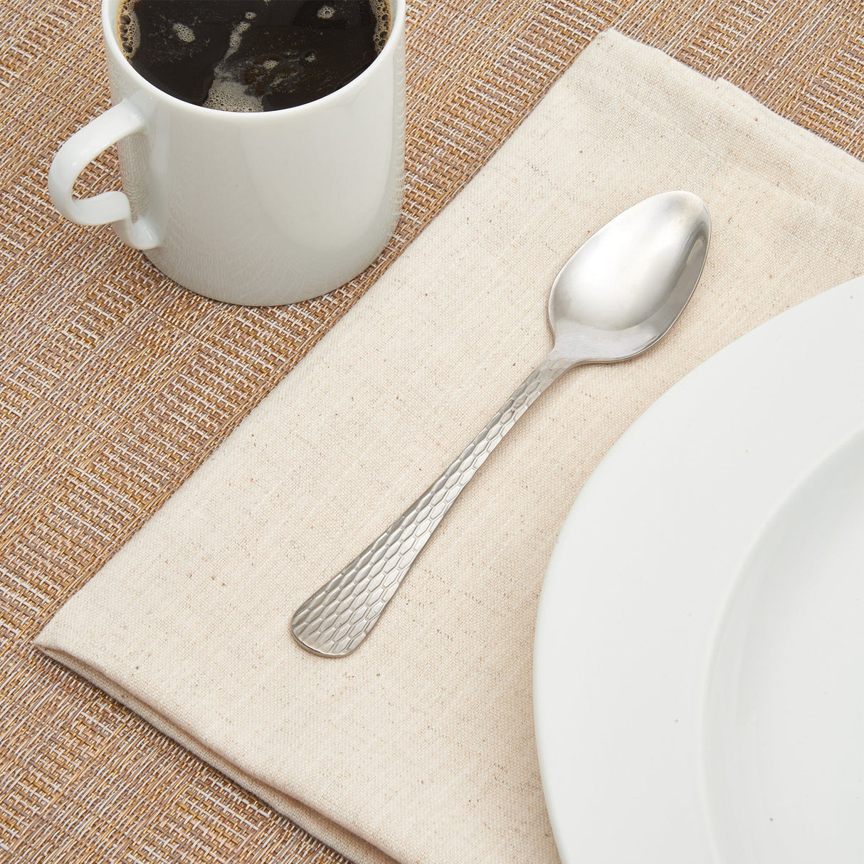 Caspian Teaspoon, 18/0 Medium Weight