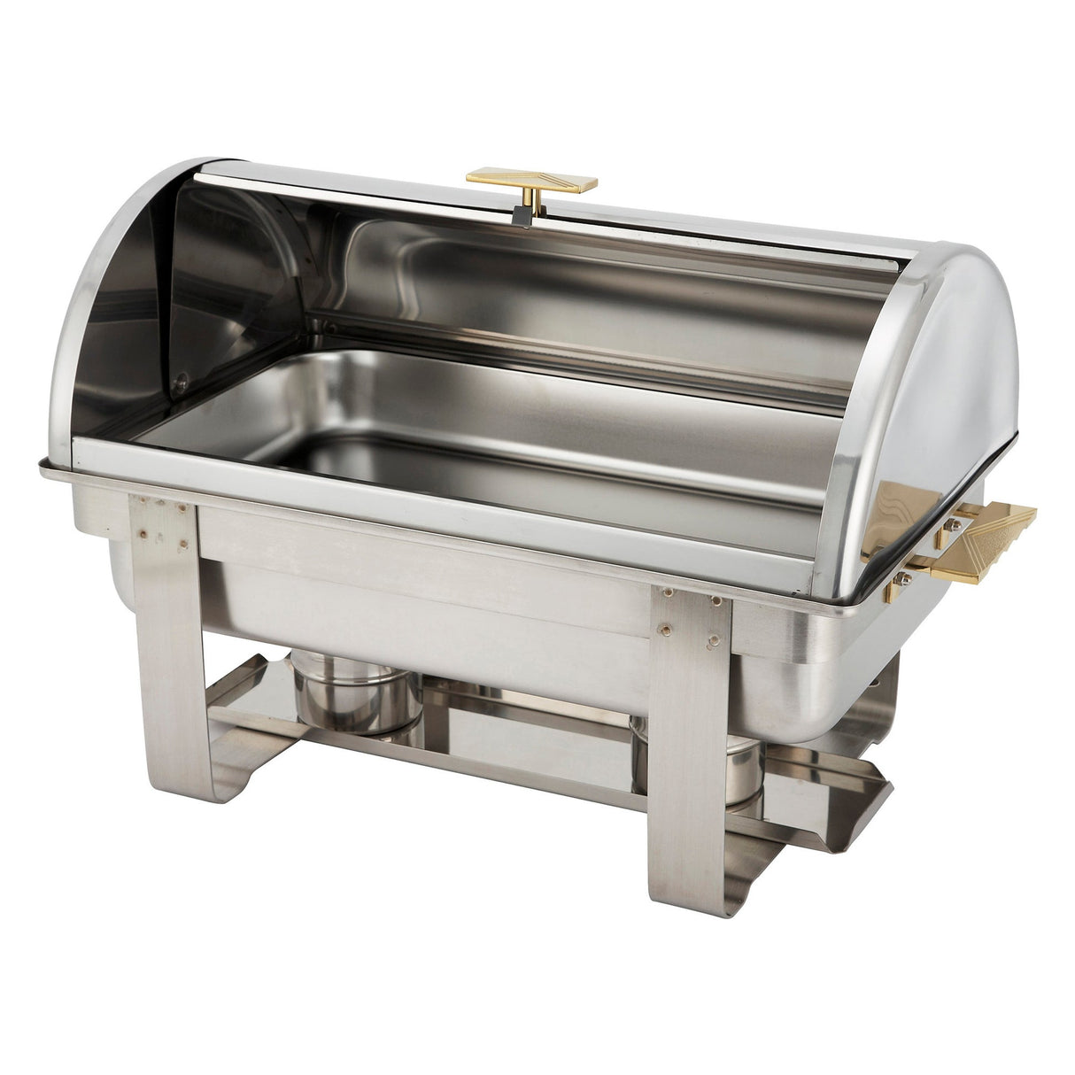 Dallas 8 Quart Chafer, Roll-Top, Stainless Steel