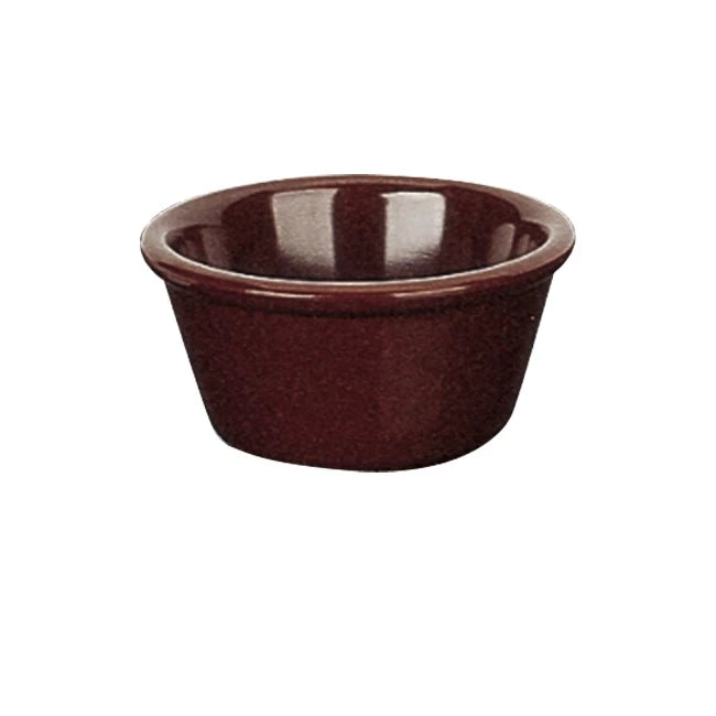 Yanco Accessories 3 1/4", 3 OZ SMOOTH RAMEKIN CHOCOLATE