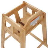 Wooden High Chair, Assembled
